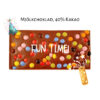 Mjölkchoklad, 40% Kakao - Fun Time - Choklad